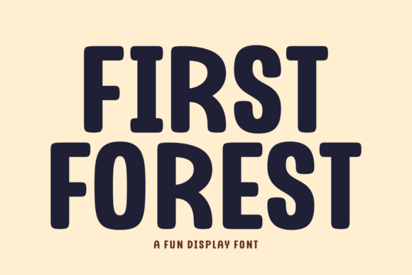 First Forest Font - Featured Image