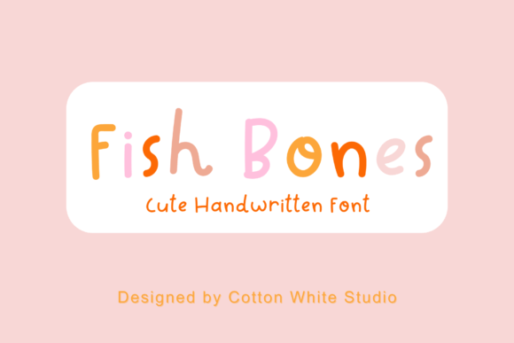 Fish Bones Font - Featured Image