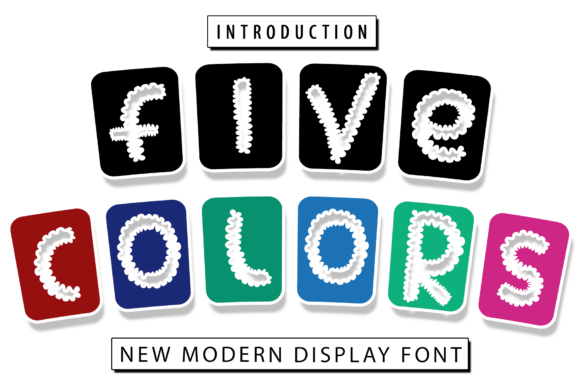 Five Colors Font - Featured Image