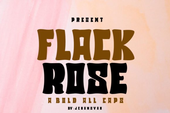 Flack Rose Font - Featured Image