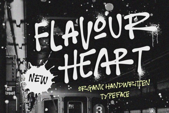 Flavour Heart Font - Featured Image