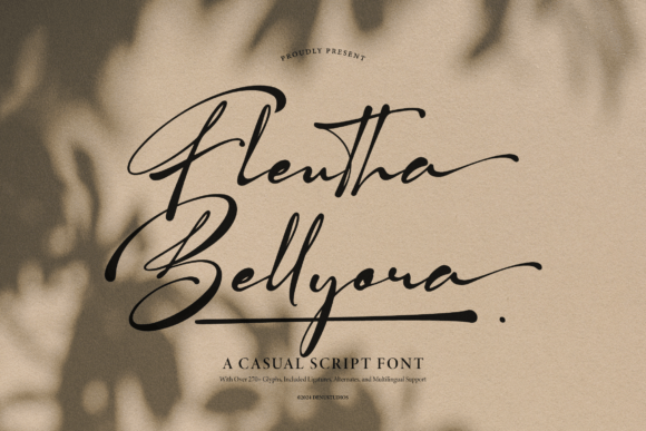 Flentha Bellyora Font - Featured Image