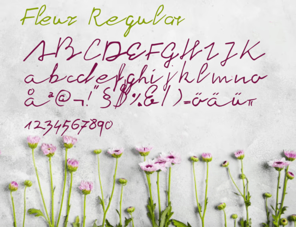 Fleur Font - Featured Image