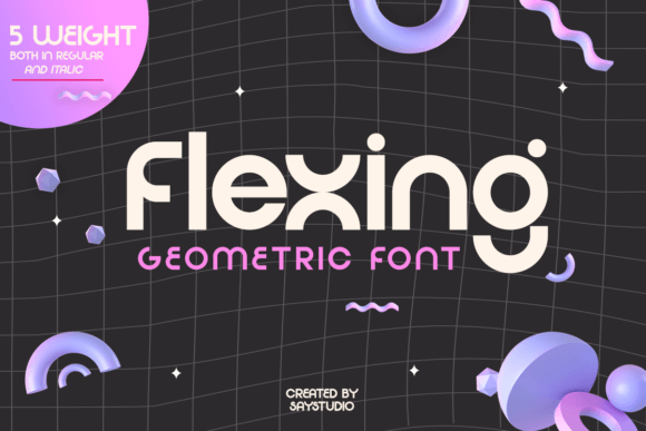 Flexing Font - Featured Image