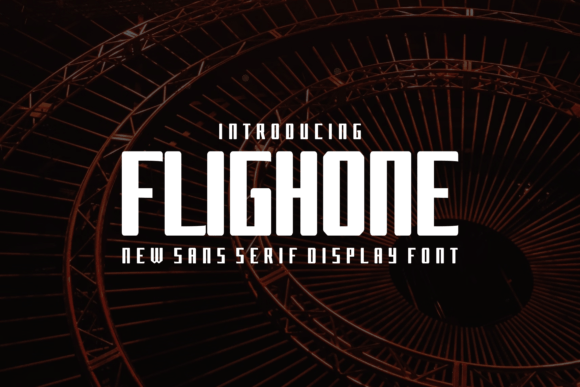Flighone Font - Featured Image