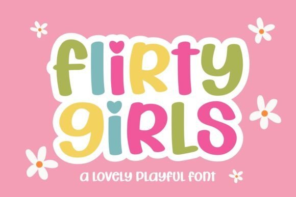 Flirty Girls Font - Featured Image