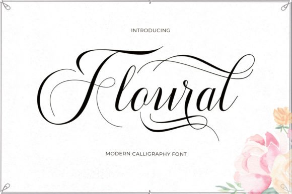 Floural Script Font - Featured Image