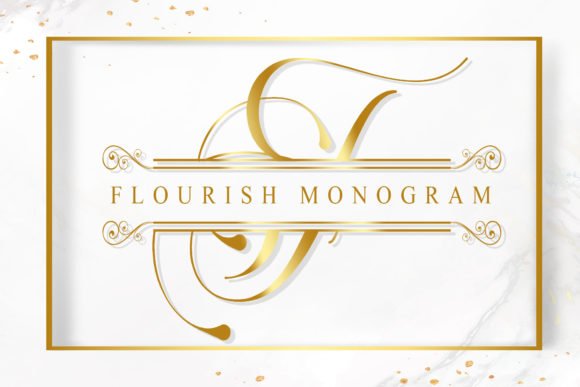 Flourish Monogram Font - Featured Image
