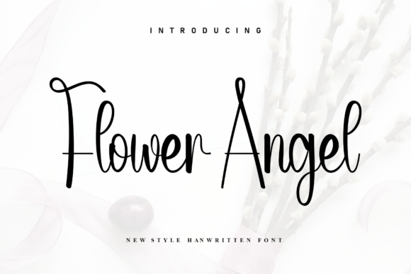 Flower Angel Font - Featured Image