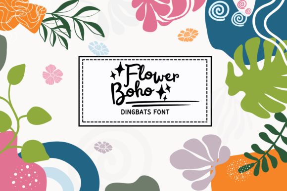 Flower Boho Font - Featured Image