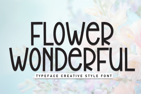 Flower Wonderful Font - Featured Image