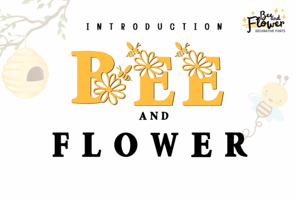 Flower and Bee Font - Featured Image