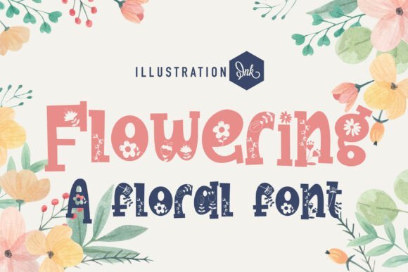 Flowering Family Font - Featured Image