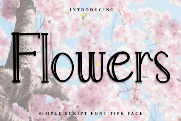 Flowers Font - Featured Image