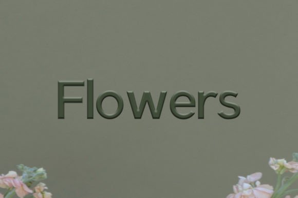 Flowers Font - Featured Image
