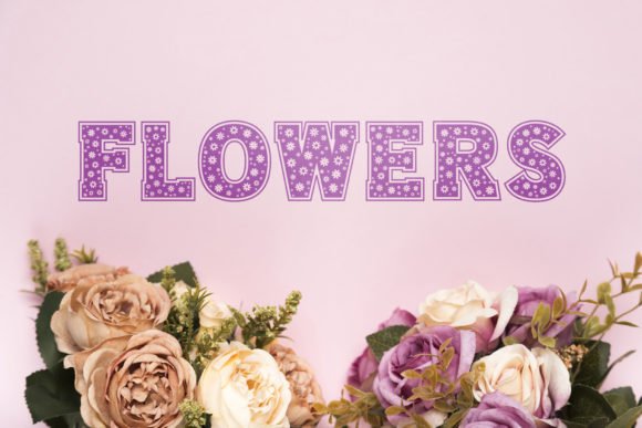 Flowers Font - Featured Image