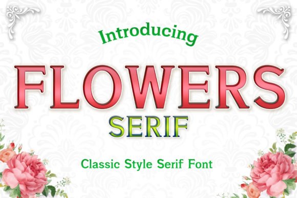 Flowers Font - Featured Image