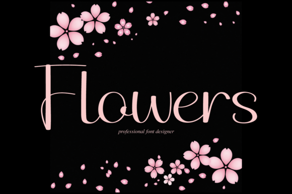 Flowers Font - Featured Image