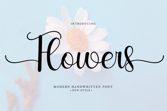 Flowers Font - Featured Image