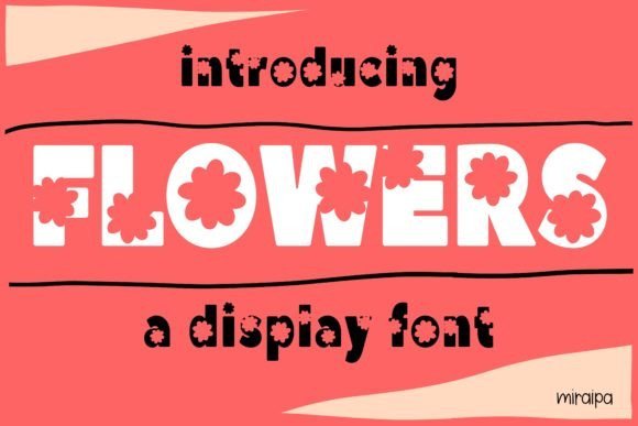 Flowers Font - Featured Image
