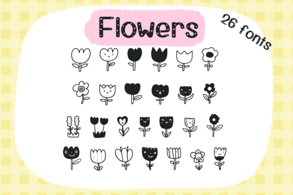 Flowers Font - Featured Image