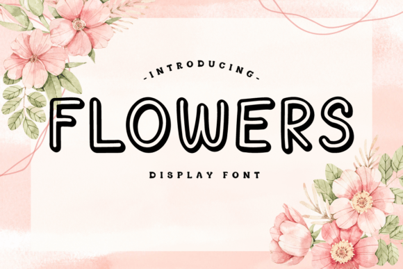Flowers Font - Featured Image