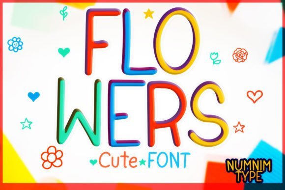 Flowers Font - Featured Image
