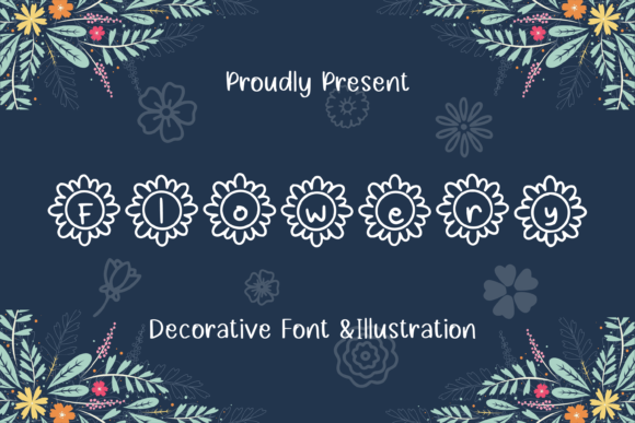 Flowery Font - Featured Image