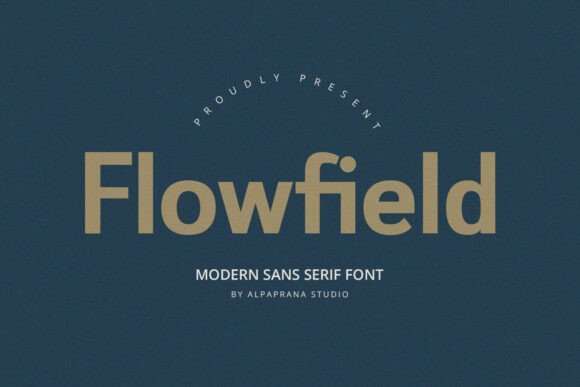 Flowfield Font - Featured Image