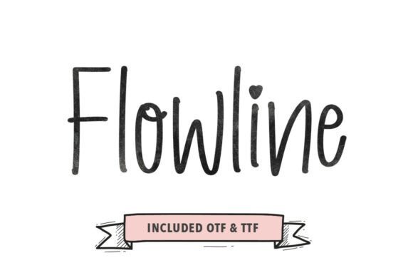Flowline Font - Featured Image
