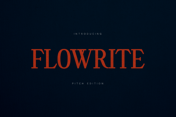 Flowrite Font - Featured Image