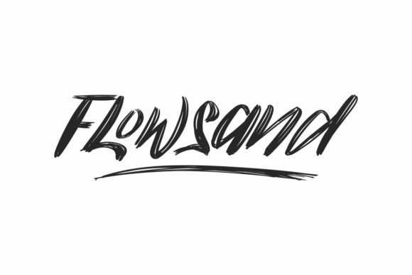 Flowsand Font - Featured Image