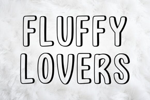 Fluffy Lovers Font - Featured Image
