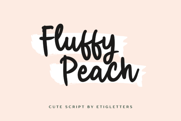 Fluffy Peach Font - Featured Image