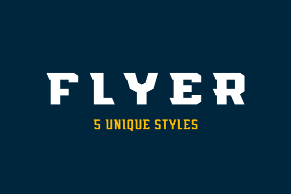 Flyer Font - Featured Image