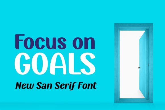 Focus on Goals Font - Featured Image
