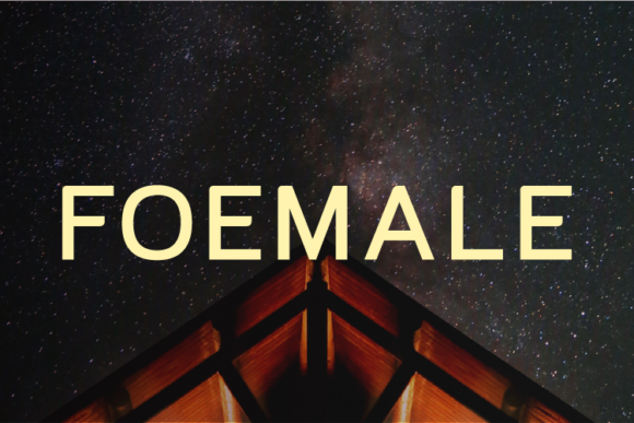 Foemale Font - Featured Image