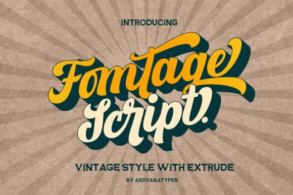 Fomtage Script Font - Featured Image