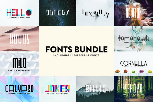 Fonts Bundle Vol 1  Font - Featured Image
