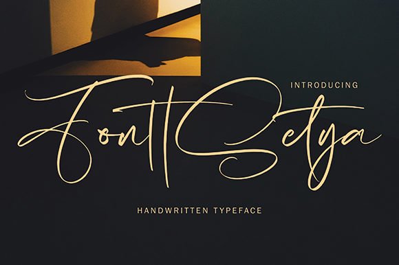 FonttSetya Font - Featured Image