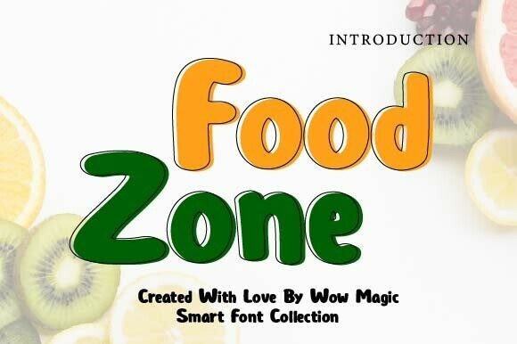 Food Zone Font - Featured Image