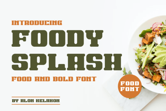 Foody Splash Font - Featured Image