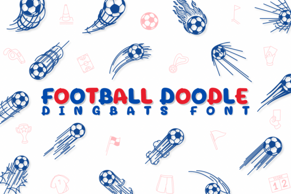 Football Doodle Font - Featured Image