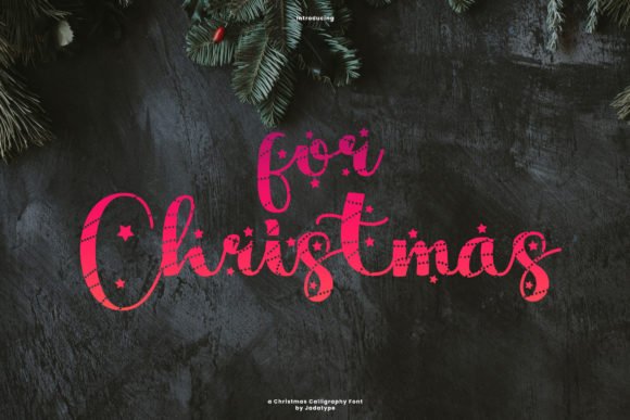 For Christmas Font - Featured Image
