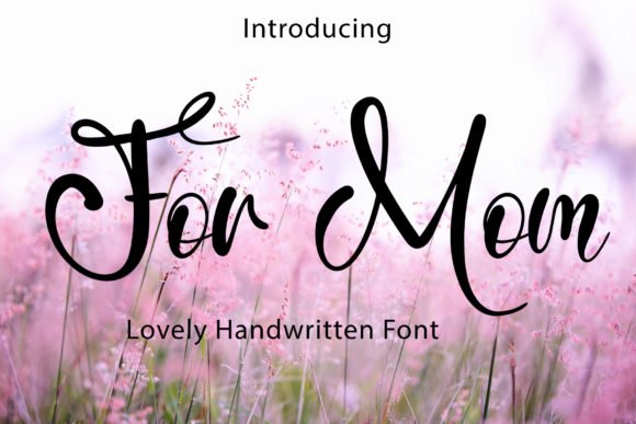 For Mom Font - Featured Image