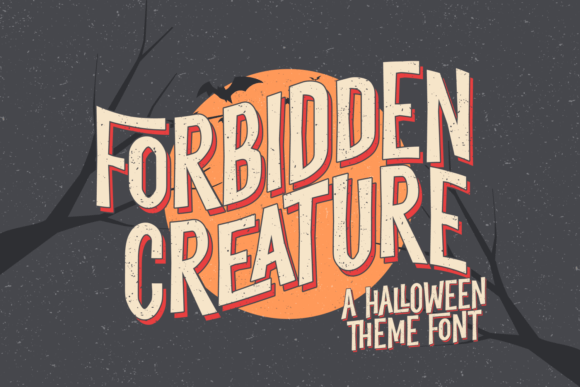 Forbidden Creature Font - Featured Image