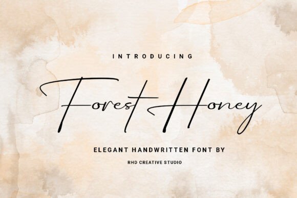 Forest Honey Font - Featured Image
