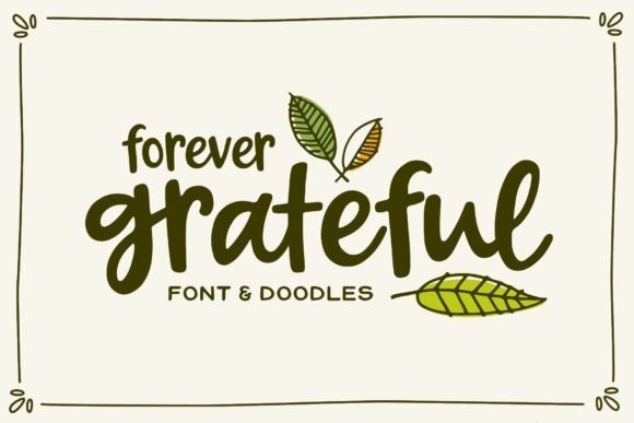Forever Grateful Font - Featured Image