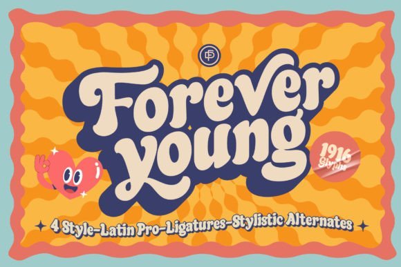 Forever Young Font - Featured Image