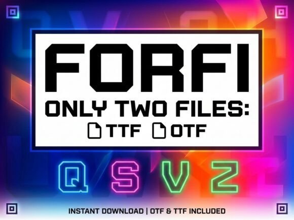 Forfi Font - Featured Image